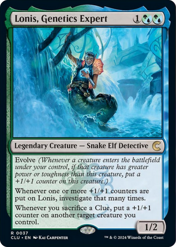 Lonis, Genetics Expert [Ravnica: Clue Edition] Magic: The Gathering