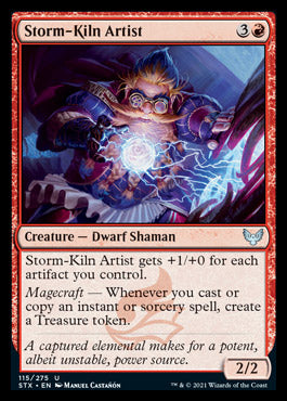 Storm-Kiln Artist [Strixhaven: School of Mages] Magic: The Gathering