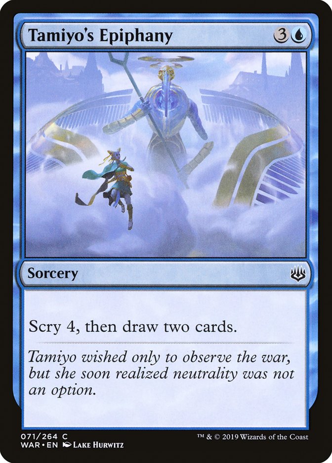 Tamiyo's Epiphany [War of the Spark] Magic: The Gathering