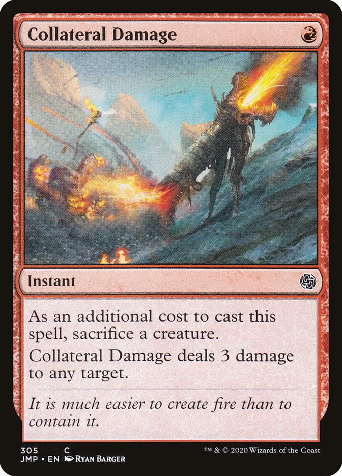 Collateral Damage [Jumpstart] Magic: The Gathering