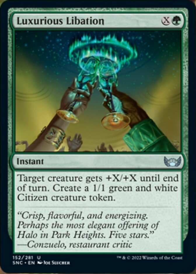 Luxurious Libation [Streets of New Capenna] Magic: The Gathering