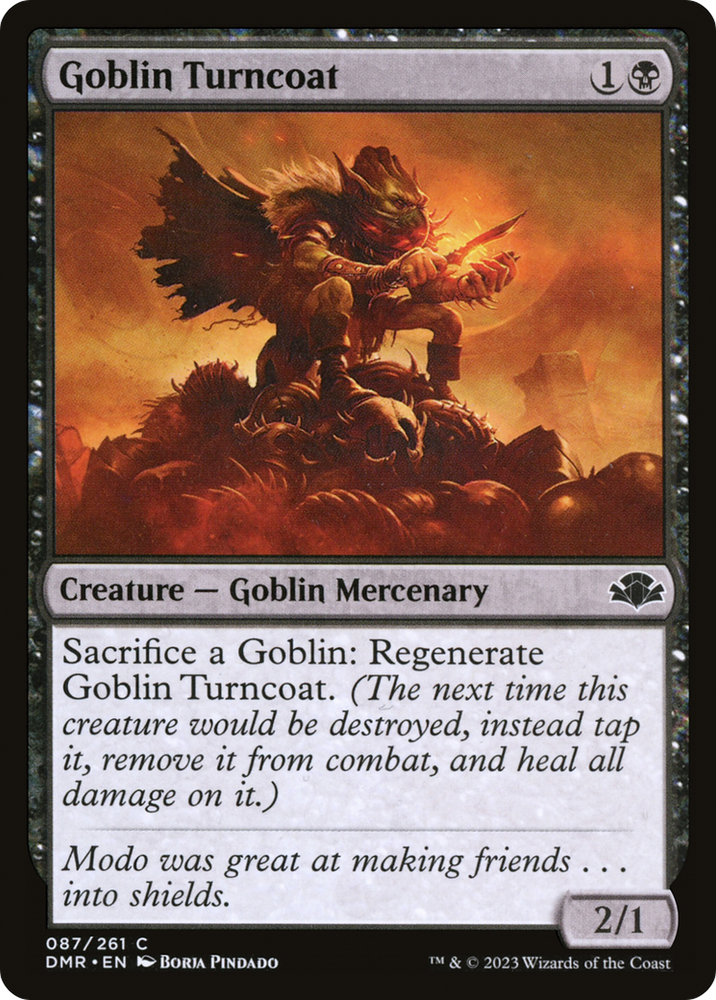 Goblin Turncoat [Dominaria Remastered] Magic: The Gathering