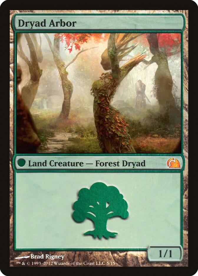 Dryad Arbor [From the Vault: Realms] Magic: The Gathering