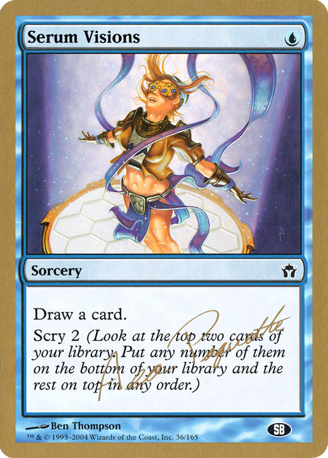 Serum Visions (Aeo Paquette) (SB) [World Championship Decks 2004] Magic: The Gathering