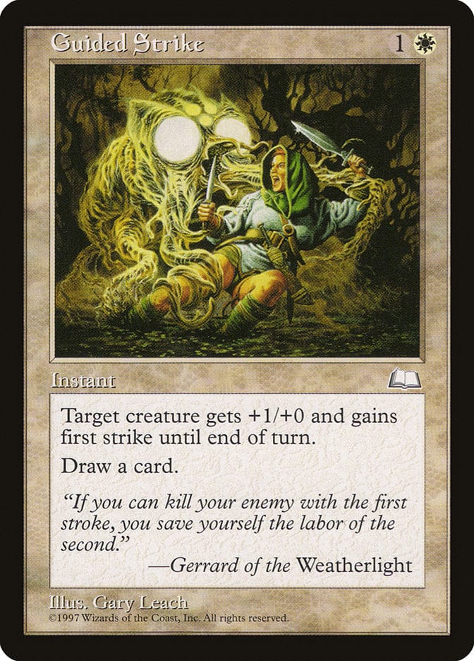 Guided Strike [Weatherlight] Magic: The Gathering
