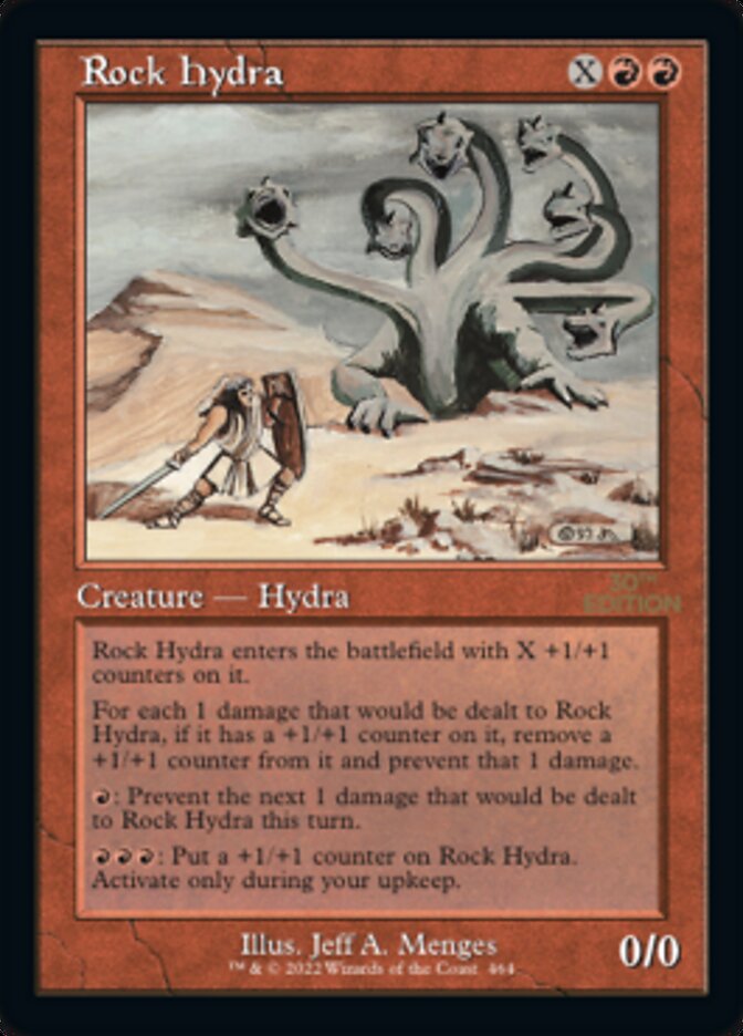Rock Hydra (Retro) [30th Anniversary Edition] Magic: The Gathering