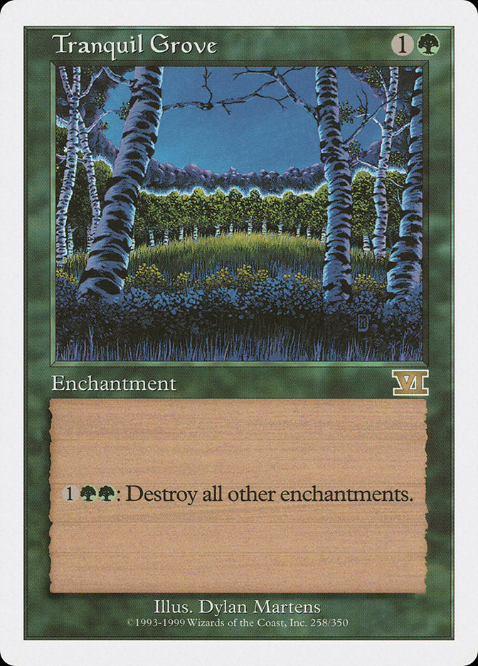 Tranquil Grove [Classic Sixth Edition] Magic: The Gathering