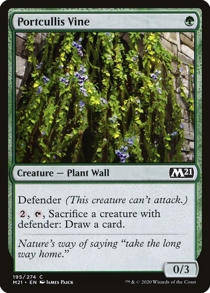 Portcullis Vine [Core Set 2021] Magic: The Gathering