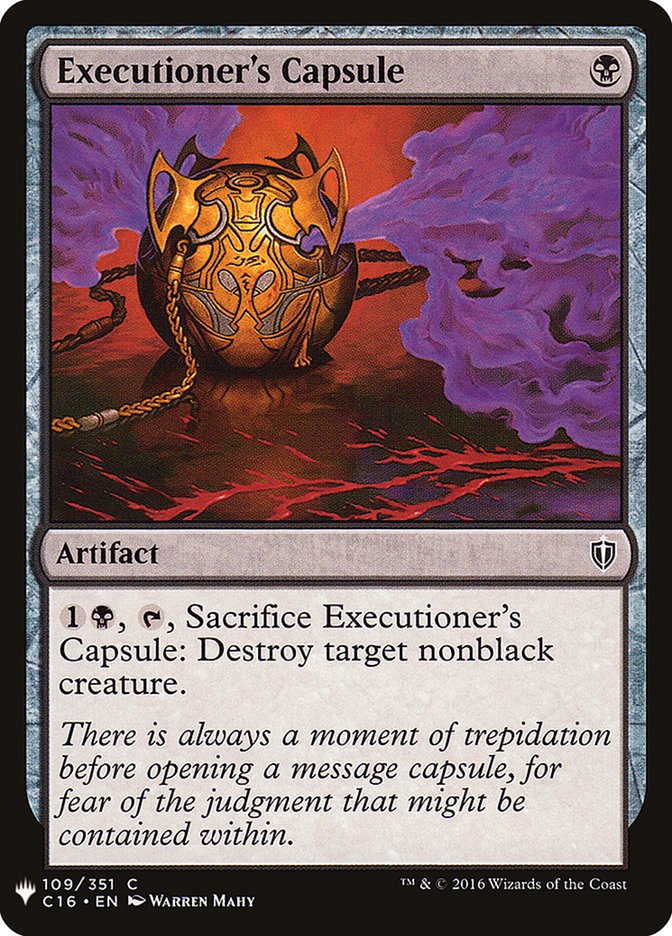 Executioner's Capsule [Mystery Booster] Magic: The Gathering