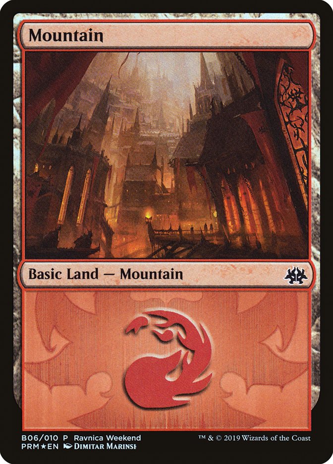 Mountain (B06) [Ravnica Allegiance Guild Kit] Magic: The Gathering