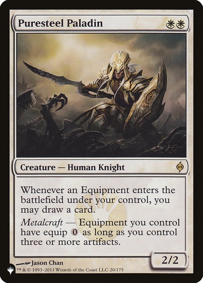 Puresteel Paladin [The List] Magic: The Gathering