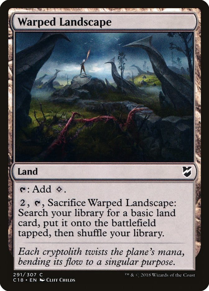 Warped Landscape [Commander 2018] Magic: The Gathering
