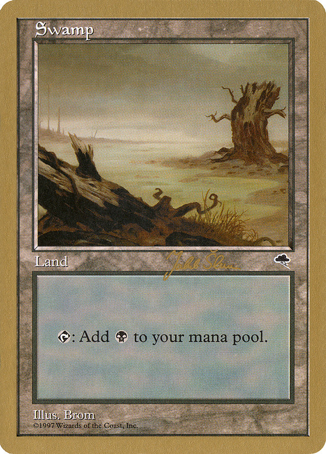 Swamp (js340a) (Jakub Slemr) [World Championship Decks 1999] Magic: The Gathering