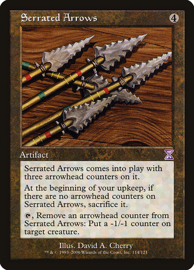Serrated Arrows [Time Spiral Timeshifted] Magic: The Gathering