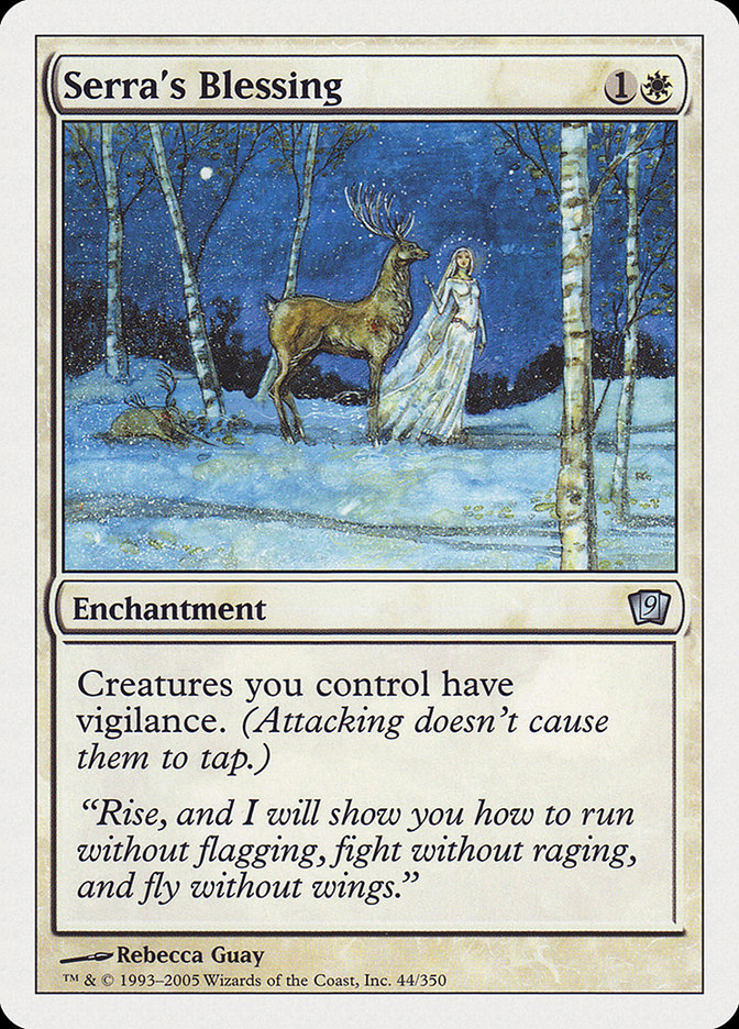 Serra's Blessing [Ninth Edition] Magic: The Gathering