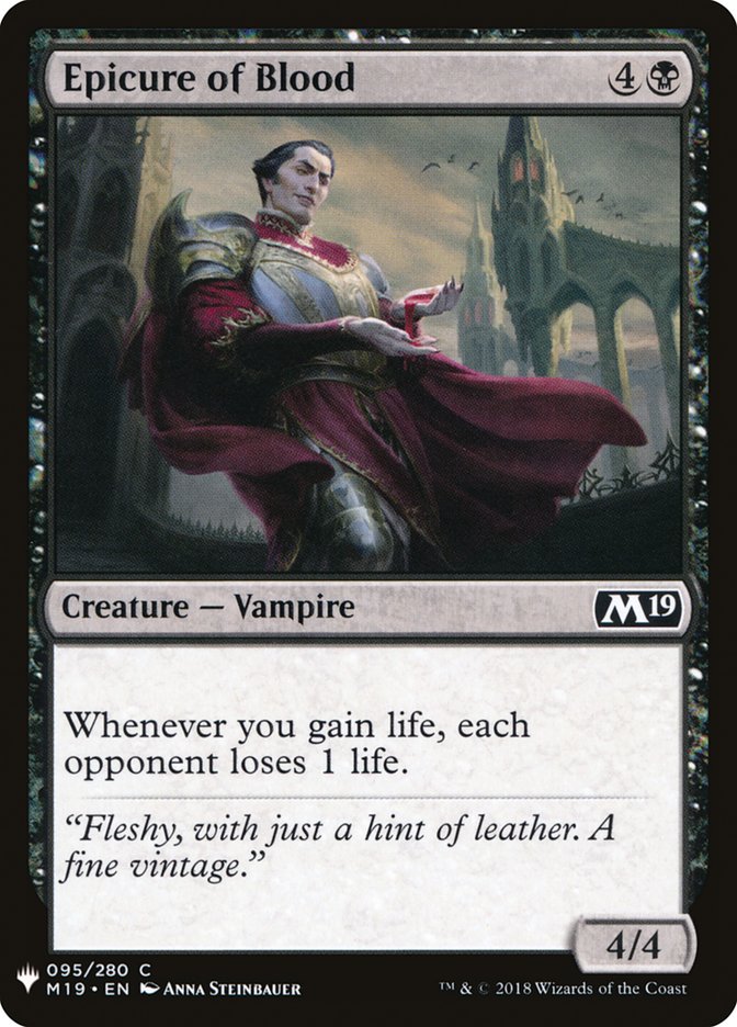 Epicure of Blood [Mystery Booster] Magic: The Gathering