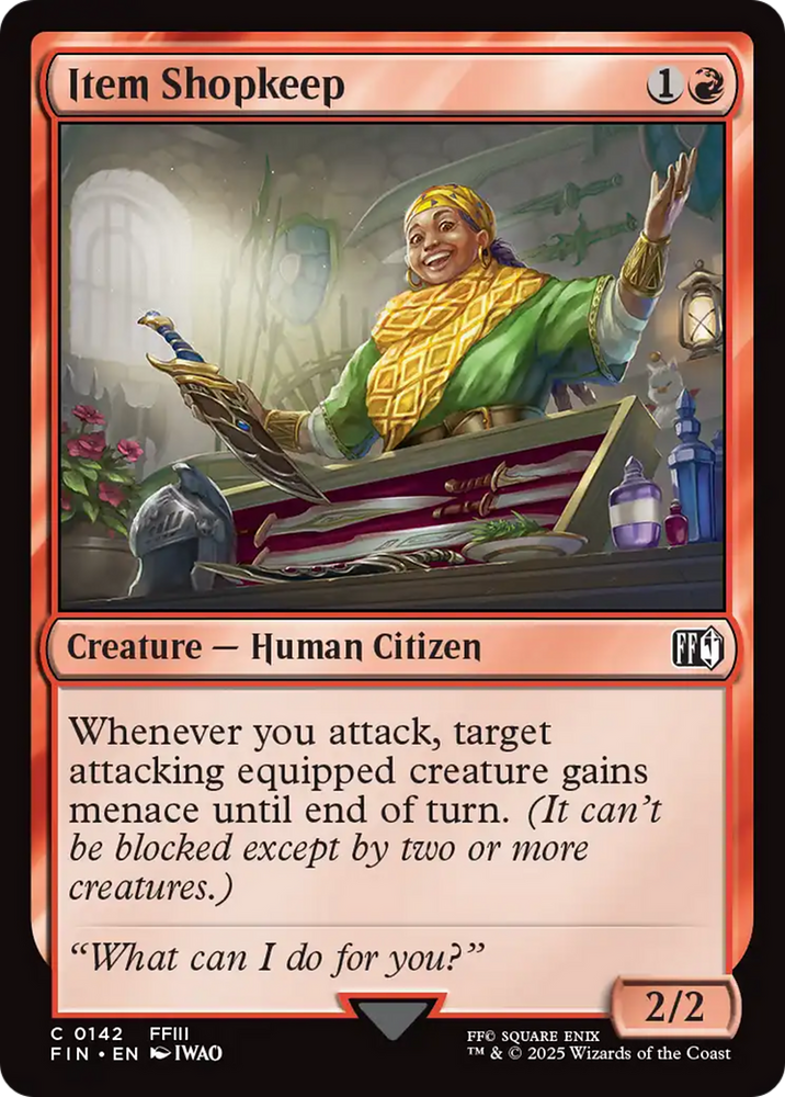 Item Shopkeep [FINAL FANTASY] Magic: The Gathering