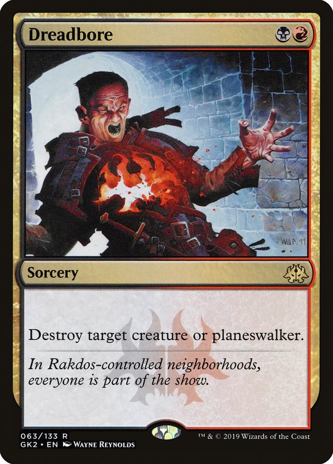 Dreadbore [Ravnica Allegiance Guild Kit] Magic: The Gathering