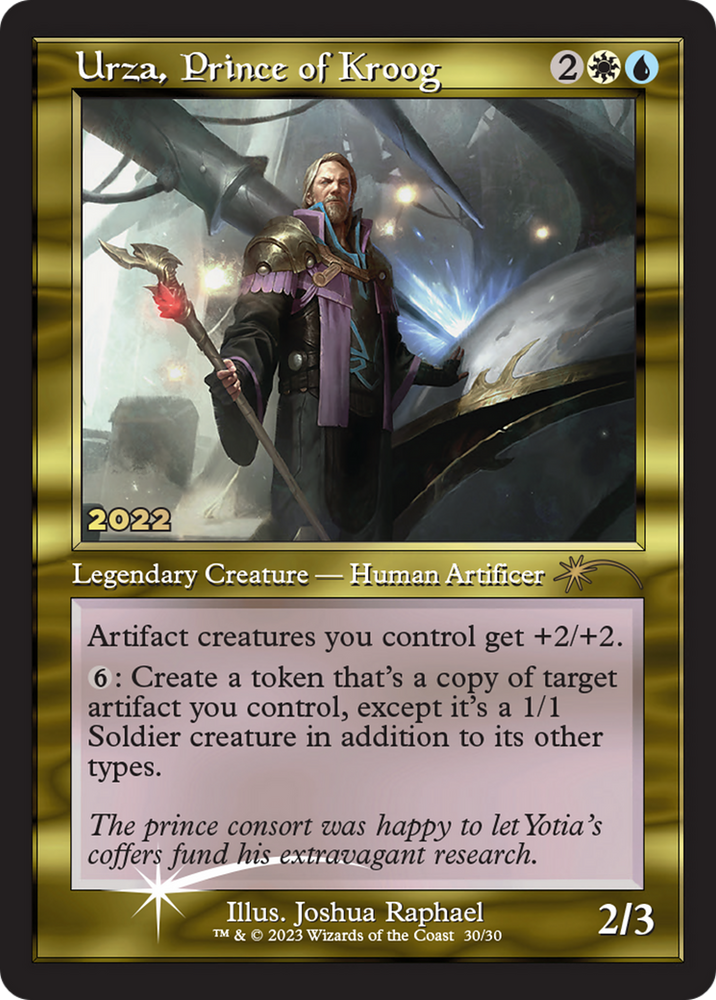 Urza, Prince of Kroog [30th Anniversary Promos] Magic: The Gathering