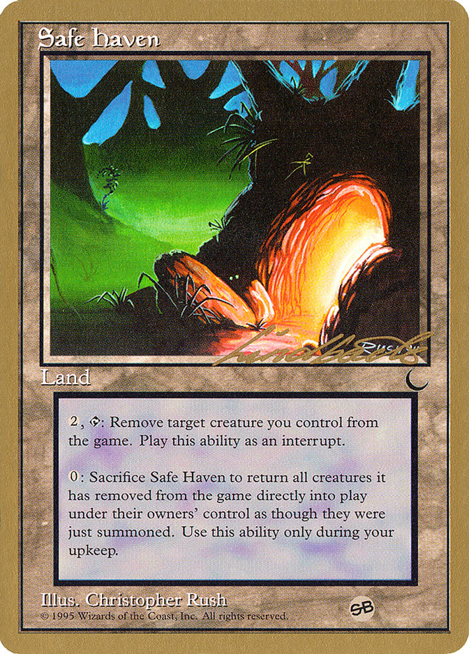 Safe Haven (Leon Lindback) (SB) [Pro Tour Collector Set] Magic: The Gathering