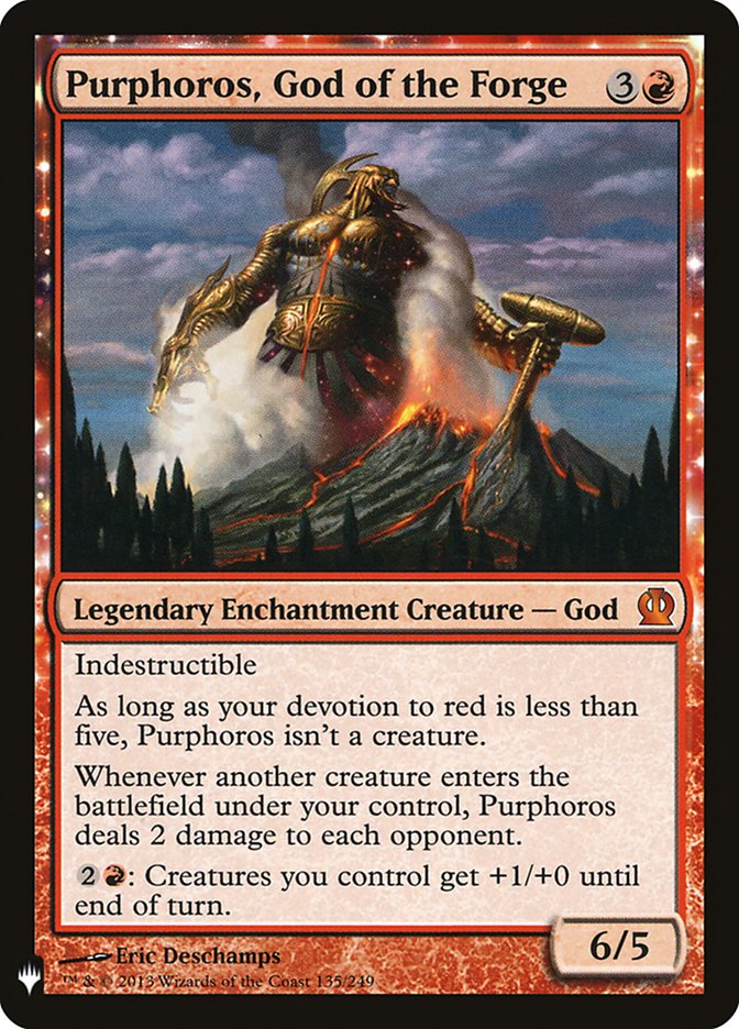 Purphoros, God of the Forge [Mystery Booster] Magic: The Gathering