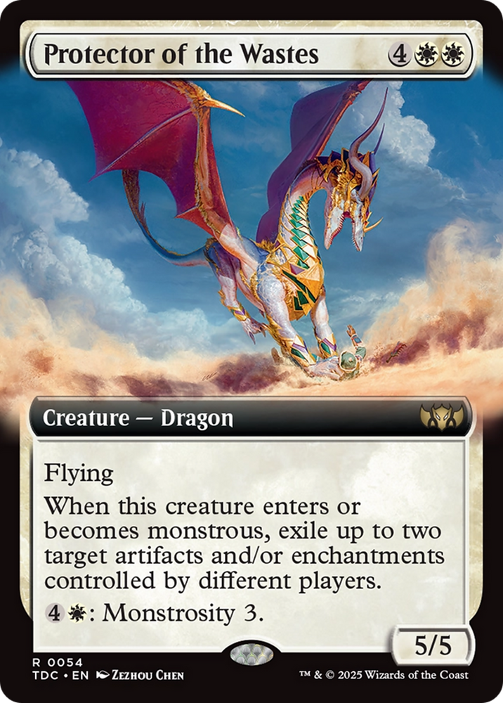 Protector of the Wastes (Extended Art) [Tarkir: Dragonstorm Commander] Magic: The Gathering