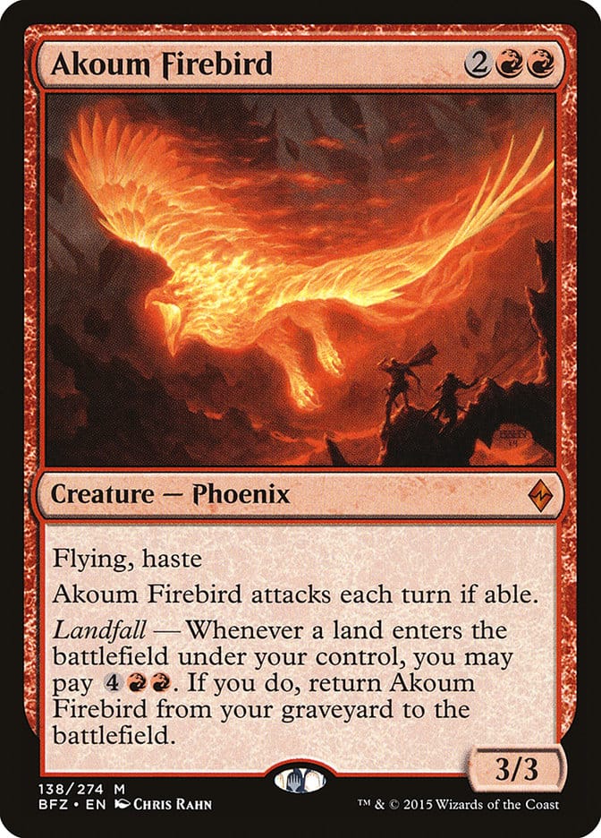 Akoum Firebird [Battle for Zendikar] Magic: The Gathering