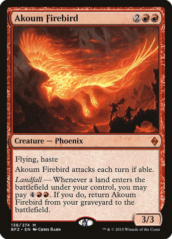 Akoum Firebird [Battle for Zendikar] Magic: The Gathering