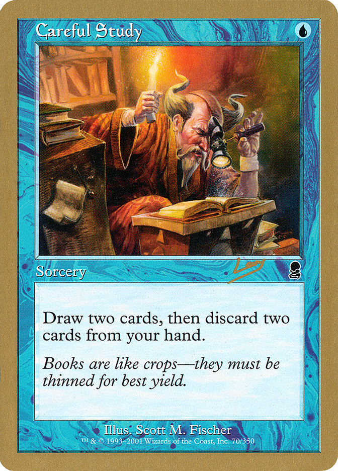 Careful Study (Raphael Levy) [World Championship Decks 2002] Magic: The Gathering
