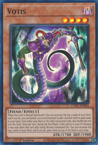 Votis [CYAC-EN094] Super Rare - Yugioh Cards For Your TCG Needs!