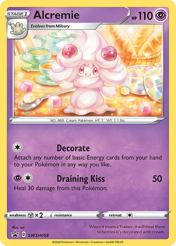 Alcremie (SWSH058) [Sword & Shield: Black Star Promos] Pokémon