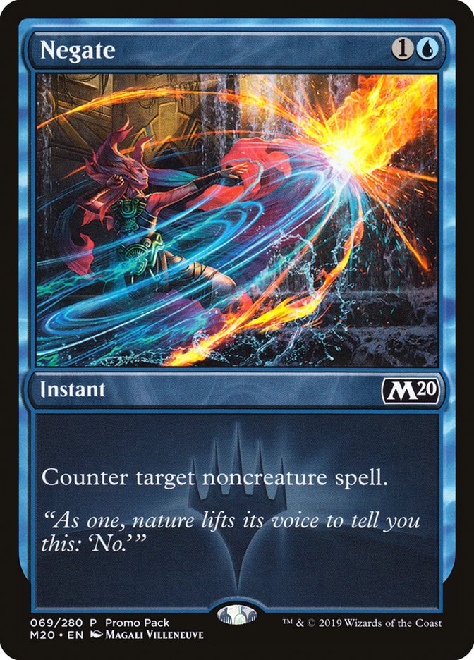 Negate (Promo Pack) [Core Set 2020 Promos] Magic: The Gathering
