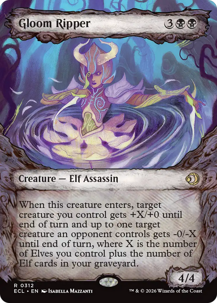 Gloom Ripper (Showcase) [Lorwyn Eclipsed] Magic: The Gathering