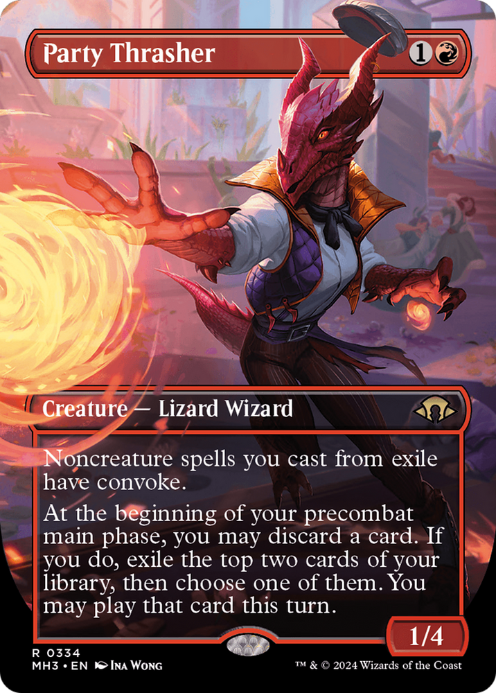 Party Thrasher (Borderless) [Modern Horizons 3] Magic: The Gathering