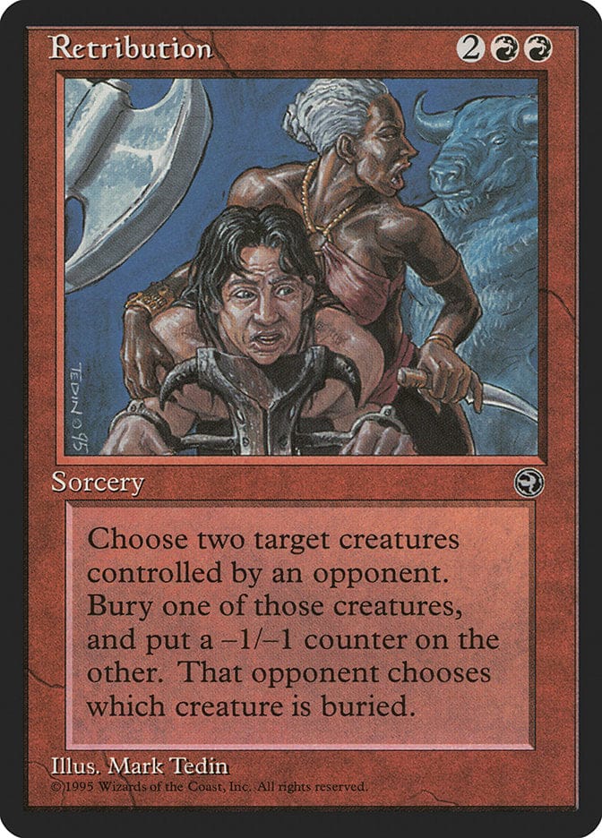 Retribution [Homelands] Magic: The Gathering