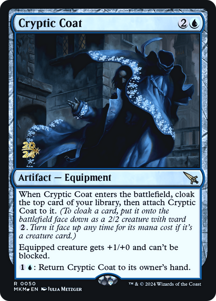 Cryptic Coat [Murders at Karlov Manor Prerelease Promos] Magic: The Gathering