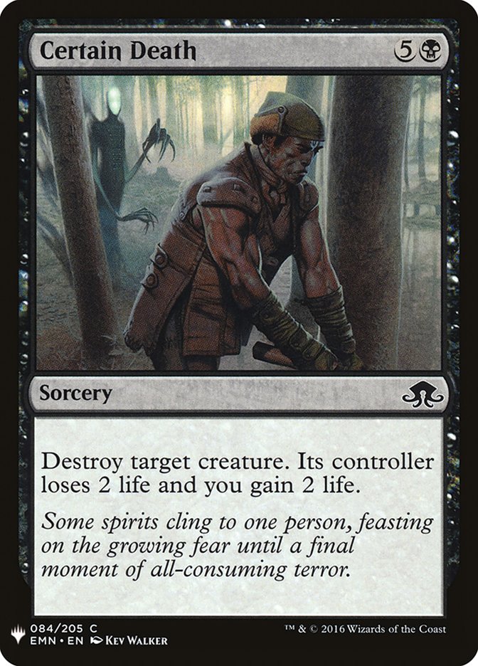 Certain Death [Mystery Booster] Magic: The Gathering