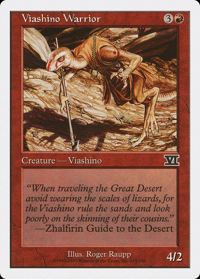 Viashino Warrior [Classic Sixth Edition] Magic: The Gathering