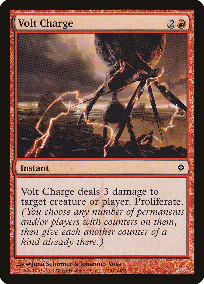 Volt Charge [New Phyrexia] Magic: The Gathering