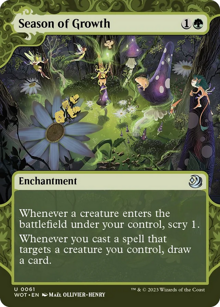 Season of Growth [Wilds of Eldraine: Enchanting Tales] Magic: The Gathering