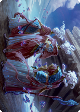 Guardians of Oboro Art Card [Kamigawa: Neon Dynasty Art Series] Magic: The Gathering