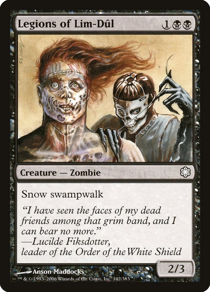 Legions of Lim-Dul [Coldsnap Theme Decks] Magic: The Gathering
