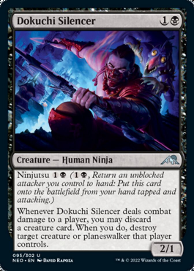 Dokuchi Silencer [Kamigawa: Neon Dynasty] Magic: The Gathering