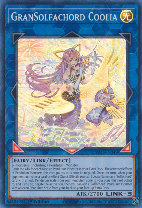 GranSolfachord Coolia [CYAC-EN049] Super Rare - Yugioh Cards For Your TCG Needs!