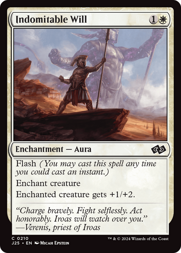 Indomitable Will [Foundations Jumpstart] Magic: The Gathering