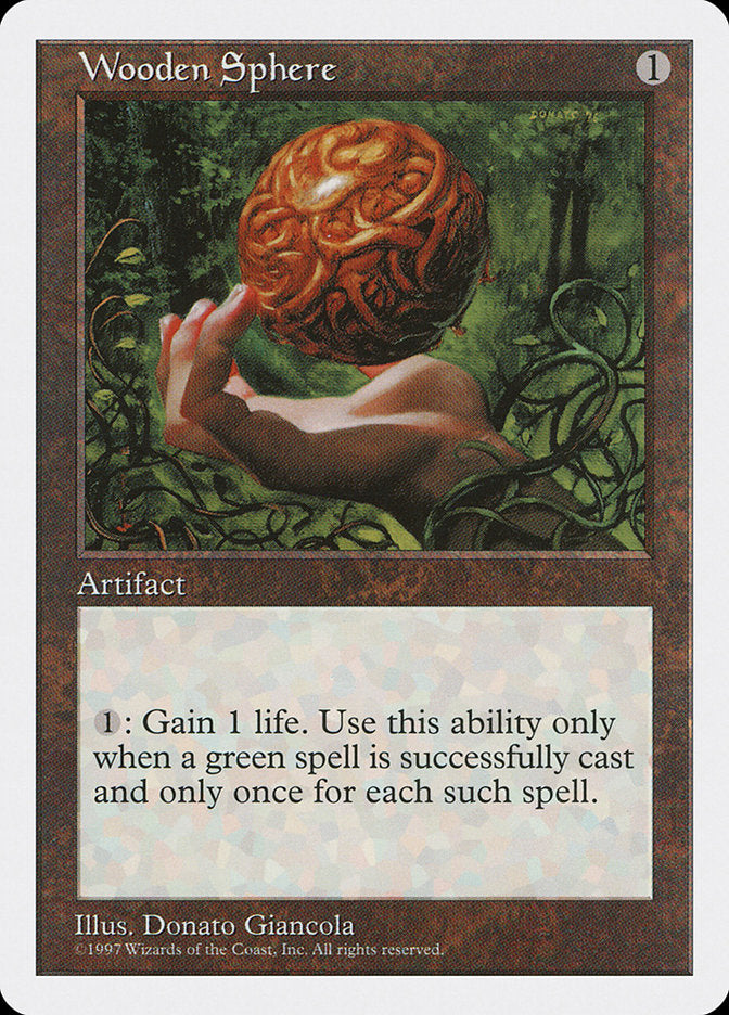 Wooden Sphere [Fifth Edition] Magic: The Gathering