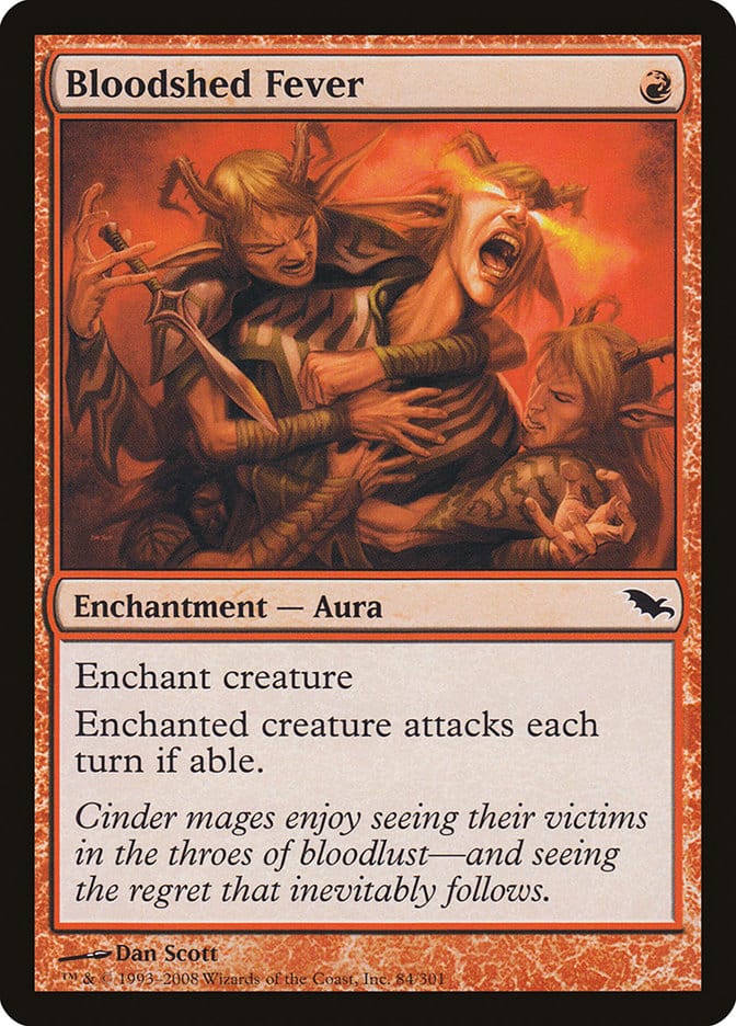 Bloodshed Fever [Shadowmoor] Magic: The Gathering