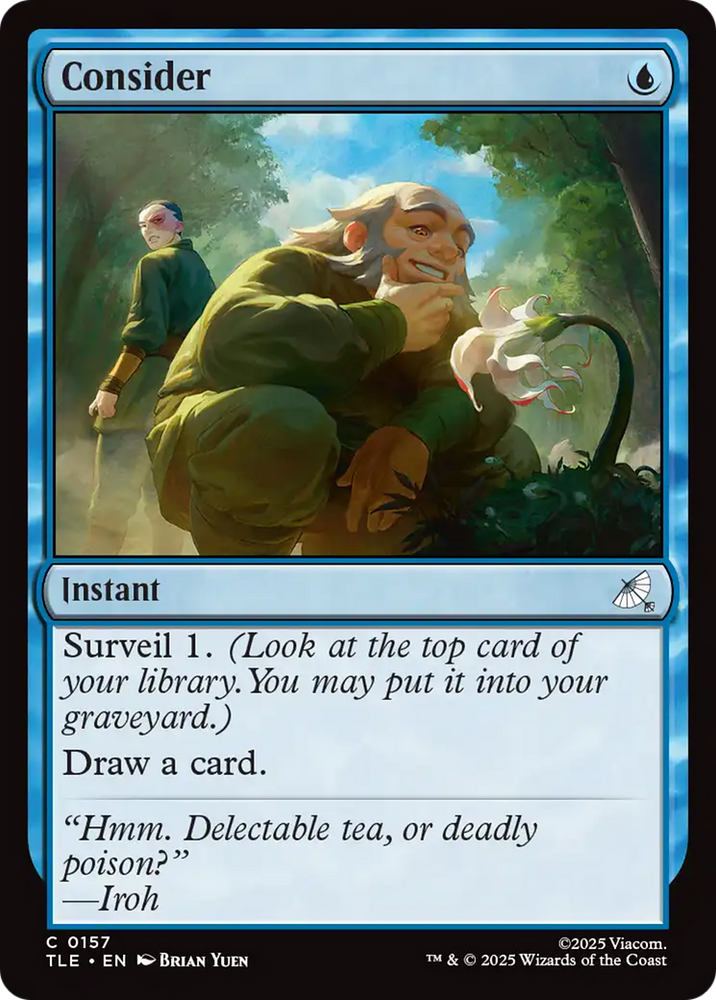 Consider [Avatar: The Last Airbender: Eternal-Legal] Magic: The Gathering