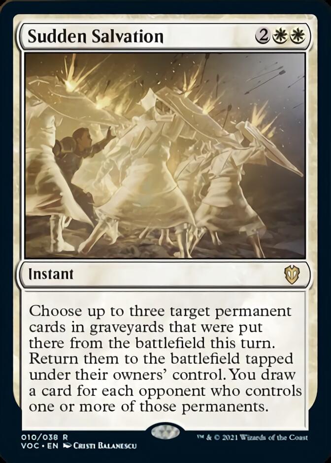 Sudden Salvation [Innistrad: Crimson Vow Commander] Magic: The Gathering