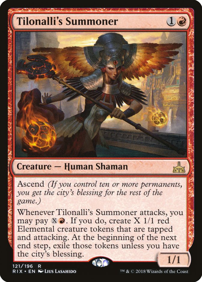 Tilonalli's Summoner [Rivals of Ixalan] Magic: The Gathering